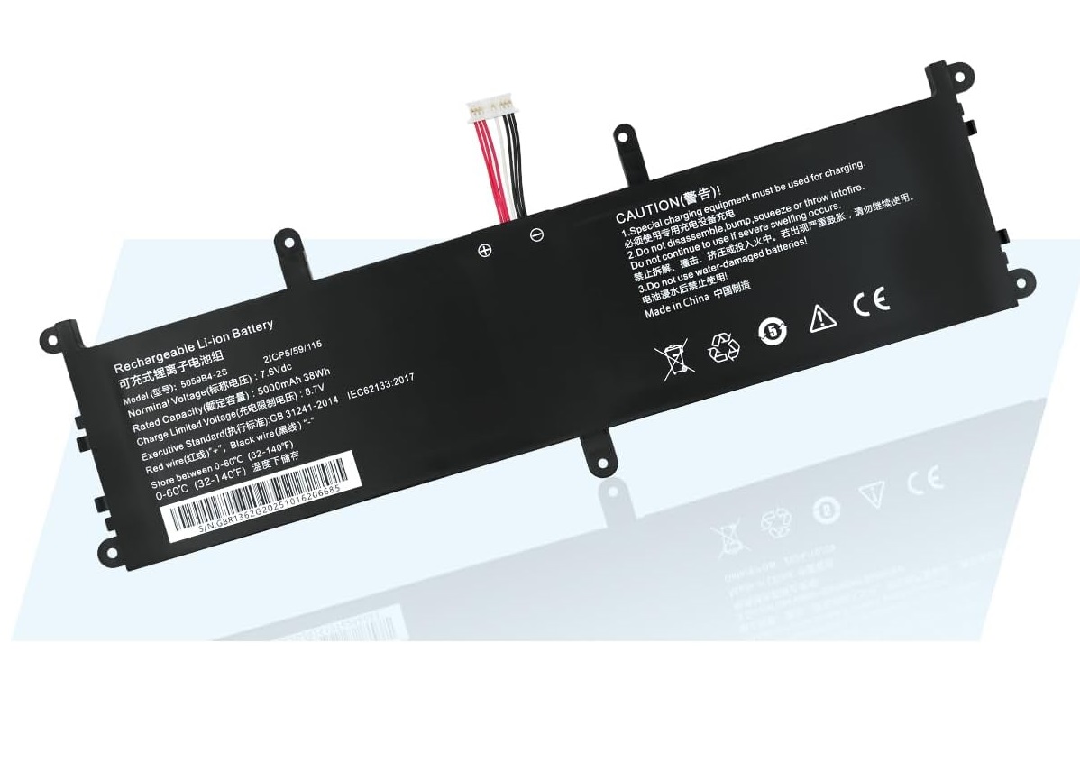 (bild för) 5059B4-2S Chuwi GemiBook 13.3 Inch CWI528, Pro 14 CWI529 7.6V 38Wh batteri