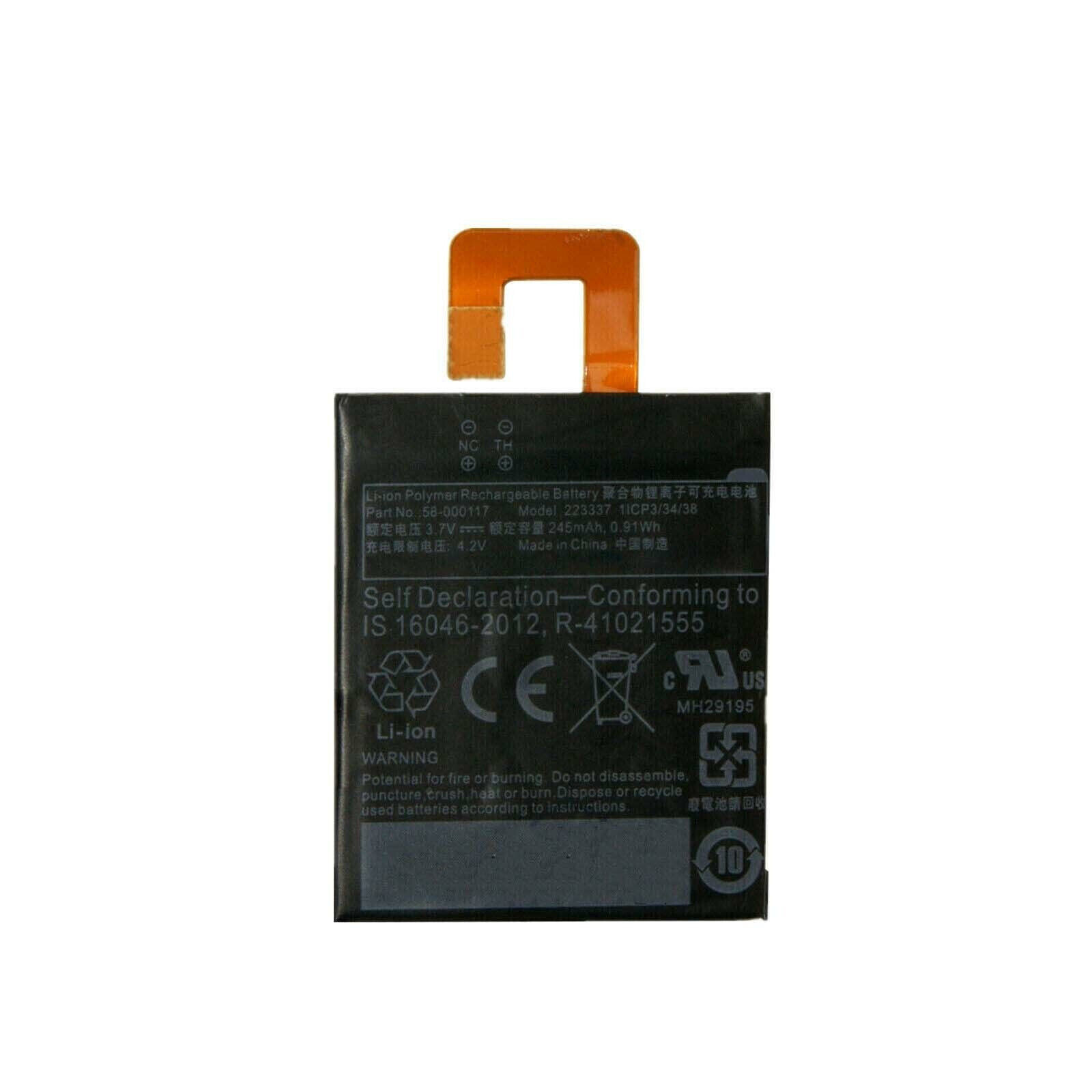 58-000117 223337 Amazon Kindle Oasis 1 8th Gen 6 SW56RW (2016) (kompatibelt batteri)