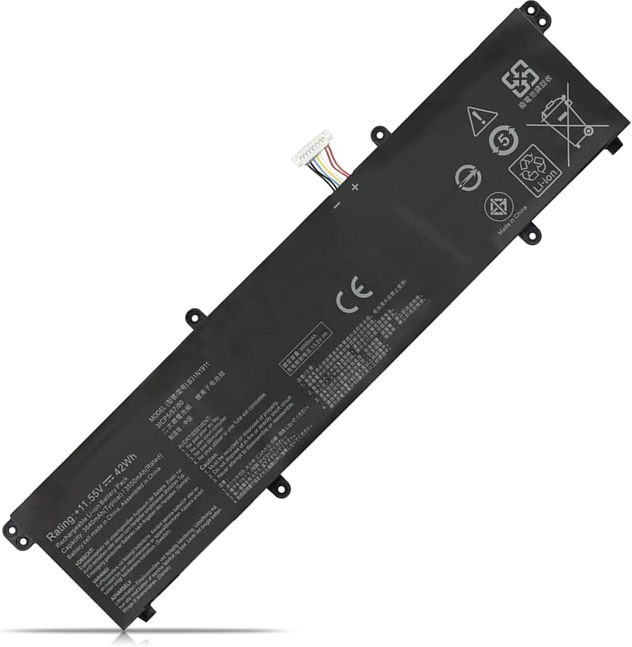 B31N1911 B0B200-03580300 Asus X413FF VivoBook Flip 14 TM420IA-EC147 (kompatibelt batteri)