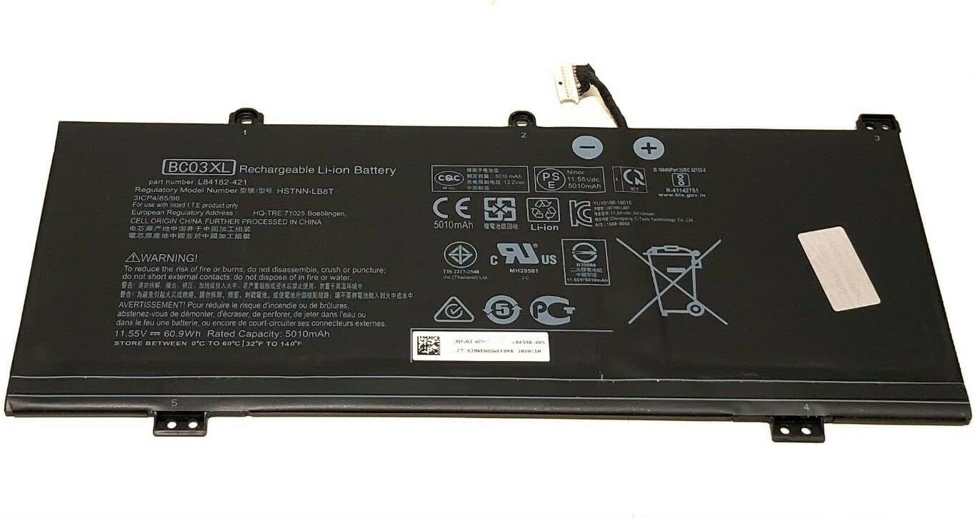 (bild för) BC03XL HP Pro C640 Chromebook x360 14C-CA0053DX 14C-CAO000 14C-CAO0OOND HSTNN-IB9 L84182-421 L84398-005 L84182-1C1 batteri
