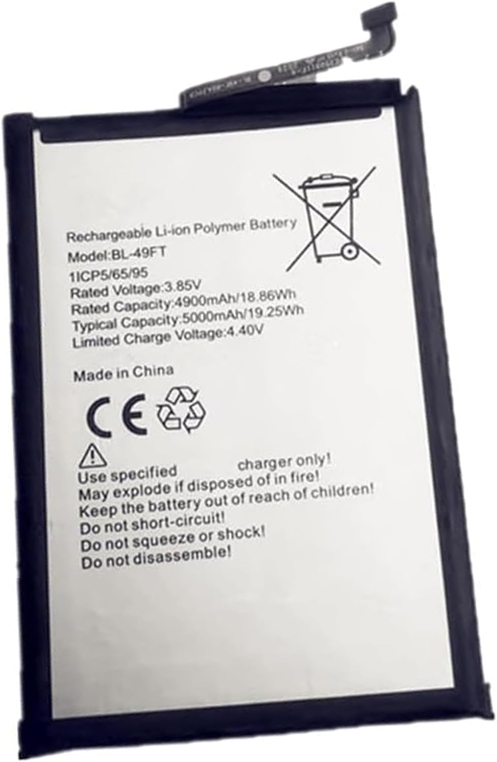 (bild för) Tecno Camon 15 Spark5 Air POP 4 Spark 5 Spark5 Pro BL-49FT batteri