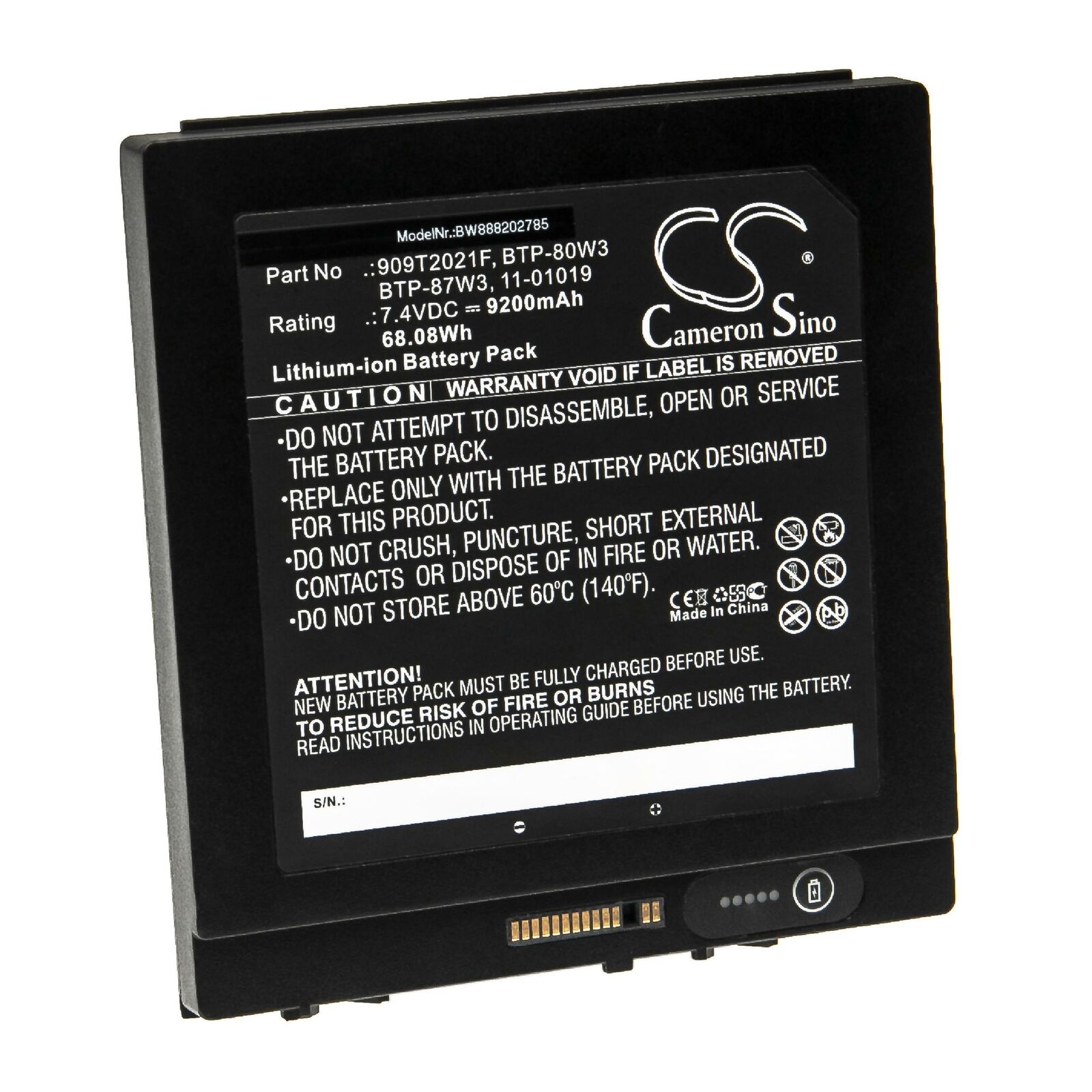 (bild för) 909T2021F BTP-87W3 BTP-80W3 Xplore iX104C2D iX104RD XC6 DMSR batteri
