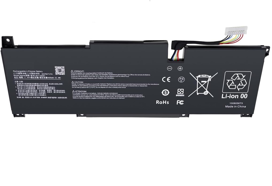 (bild för) BTY-M491 MSI Modern 15 A11M MS-1552 15M A11SDK A11UEKV 11.4V batteri