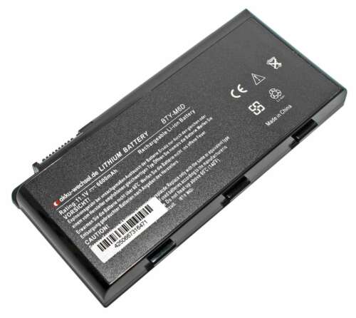 Medion MD97623 MD97624 MD97625 MD97654 ersetzt BTY-M6D BTYM6D batteri (kompatibel)