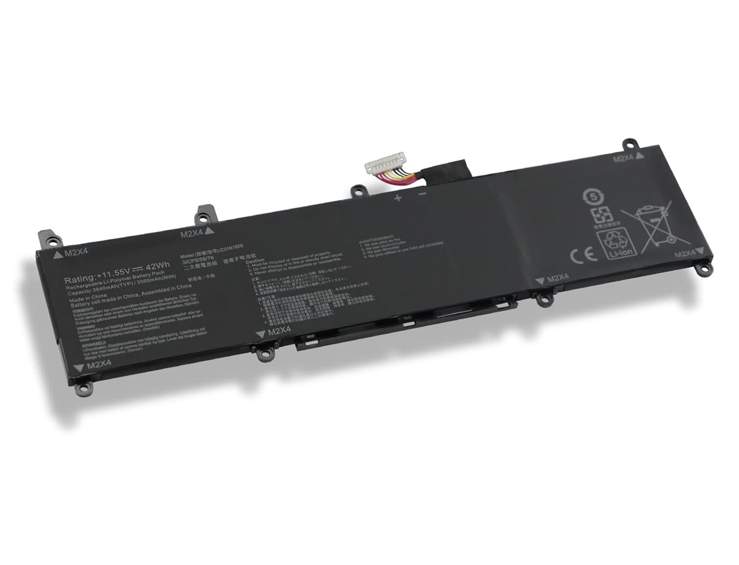 (bild för) C31N1806 C31PIJ1 ASUS VivoBook S13 S330 S330UA S330FA S330FN V330FA V330FN R330UN K330K30FA K330FN I330FN batteri