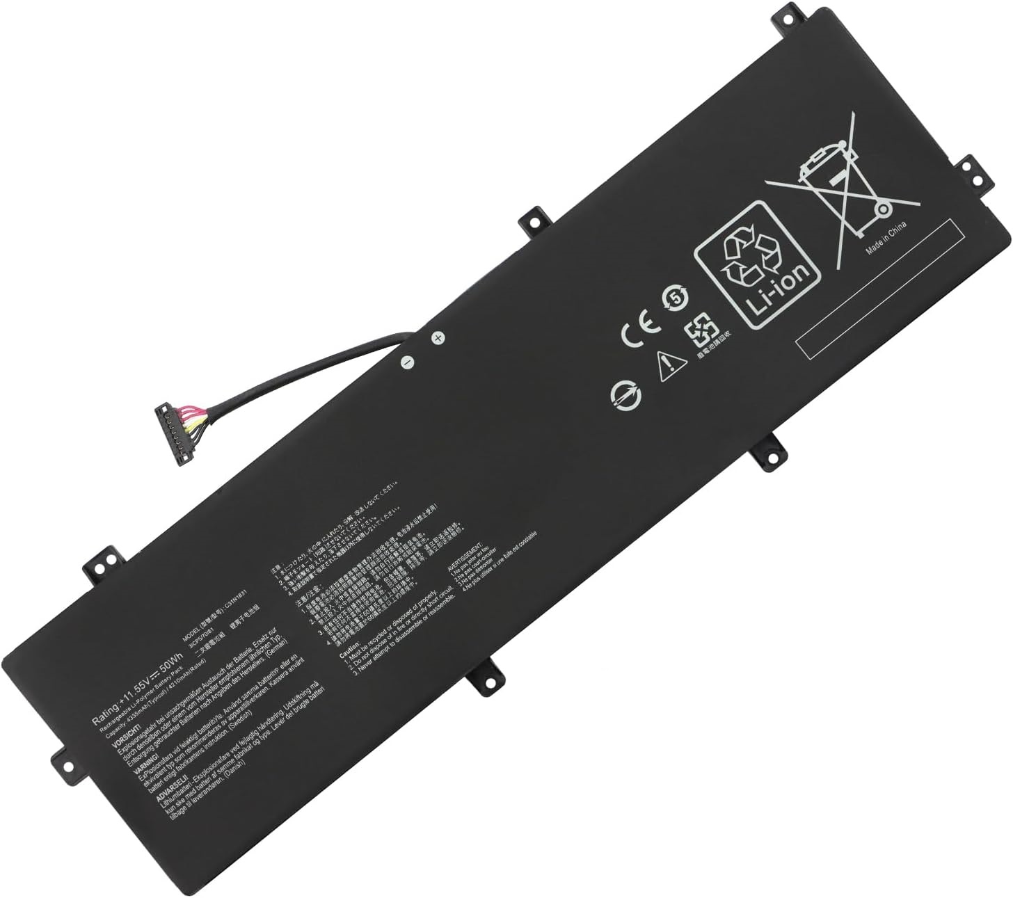 (bild för) C31N1831 ASUS PRO P3540FA P3548FA P574FA PX574FA PE574FA 3548FA 574FA PRO3548FA PRO574FA PRO3540FA batteri