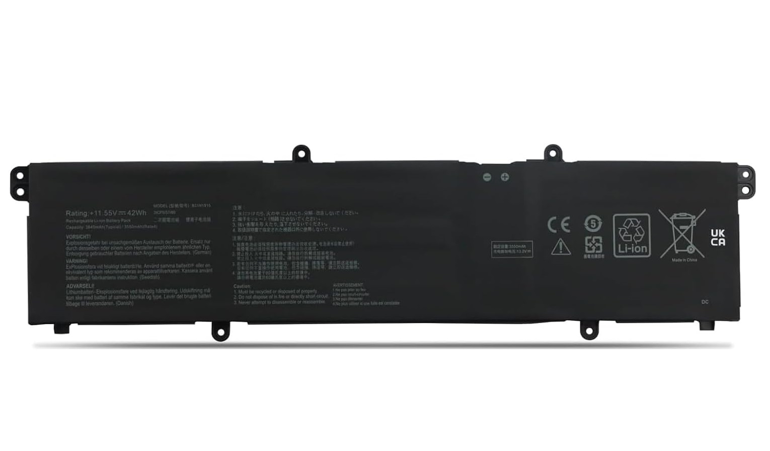 (bild för) C31N1915 B31N1915 Asus ExpertBook B1508c B1400CE B1400CE B144 00000CB CB 400cba B1408c batteri