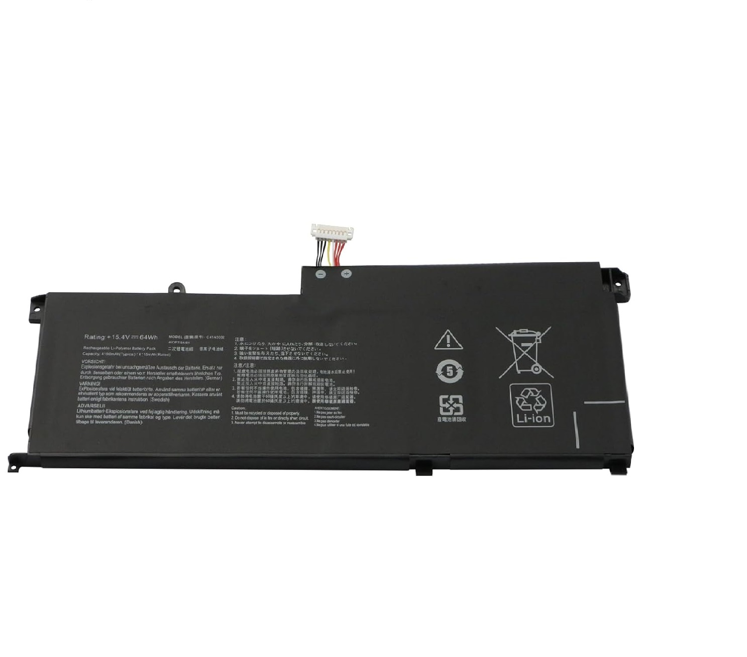 (bild för) Asus UM535QA UM535QE 15.4V 4050mAh 0B200-03770100 C41N2002 batteri