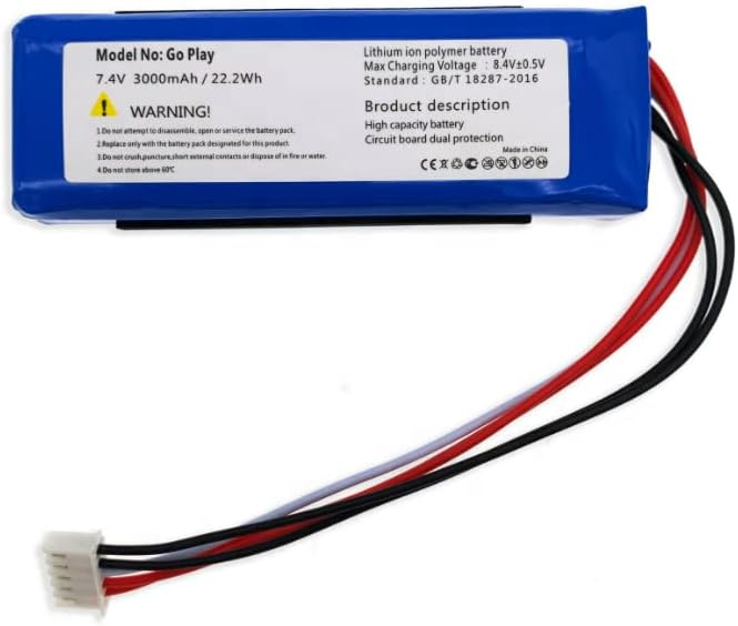 (bild för) 7.4V 3000mAh CP-HK06 GSP1029102 01 Harman/Kardon Go Play, Go Play Mini, GO+ Play batteri