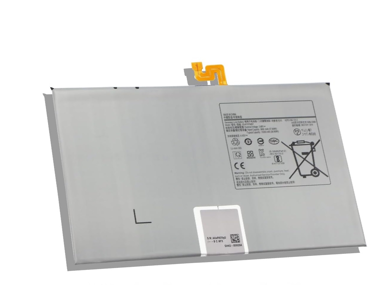 (bild för) EB-BT975ABY Samsung Galaxy Tab S7 12.4 Plus 5G SM-T975N SM-T970 SM-T975 batteri