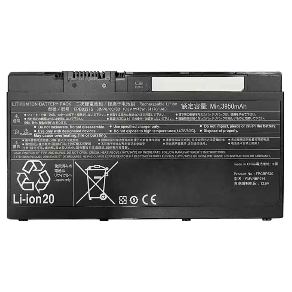 (bild för) FPB0337S FMVNBP246 FUJITSU Lifebook P728 P727 U727 U728 U729 U729X batteri