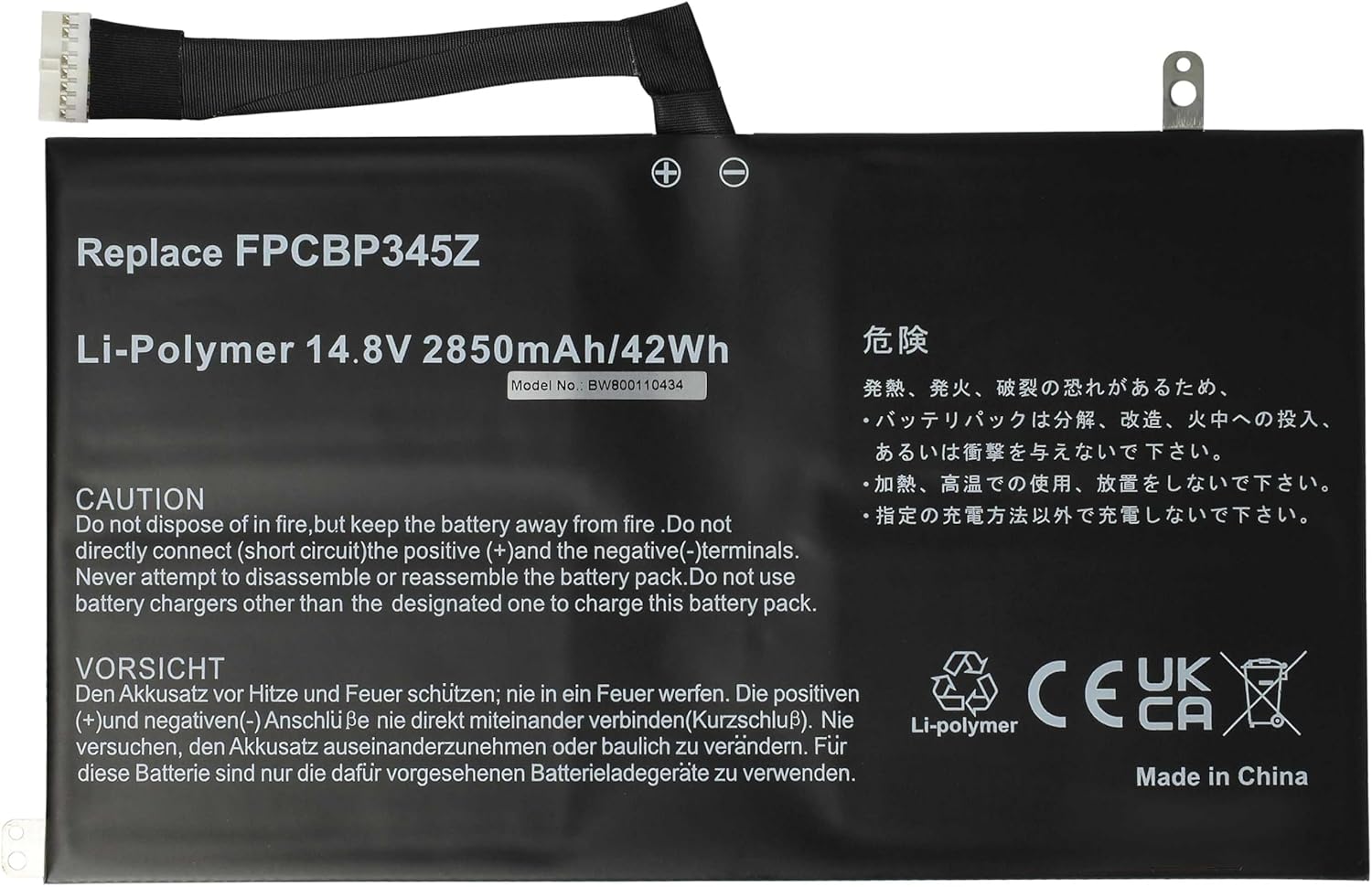 (bild för) FMVNBP219 FPCBP345Z FPB0280 Fujitsu LifeBook UH572 UH552 Ultrabook batteri