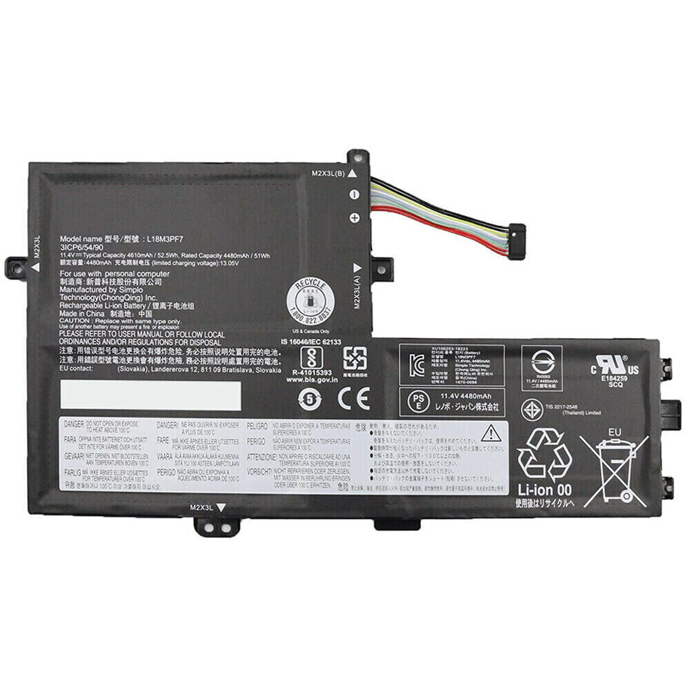 (bild för) Lenovo Ideapad S340-14IML/14API/14IIL/14IWL C340-15IWL/15IIL, F. lex-15IWL/15IML/15IIL batteri