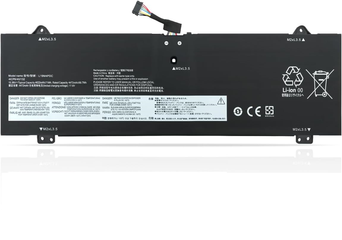 (bild för) L19C4PDC L19M4PDC L19L4PDC Lenovo Yoga 7i 2020 2021 2022 7-14ITL5 7-15ITL5 7-14ACN6 7-14ARB7 2-in-1 batteri
