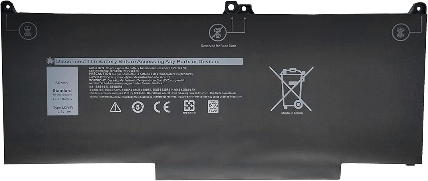 (bild för) Dell Latitude 5300 5310 7300 7400 Type: MXV9V 5VC2M N2K62 829MX CR8V9 WXW80 K4Y2J batteri