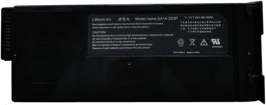 (bild för) DurabooK SA14-3S3P 3ICR19/66-3 11.1V Durabook SA14 batteri