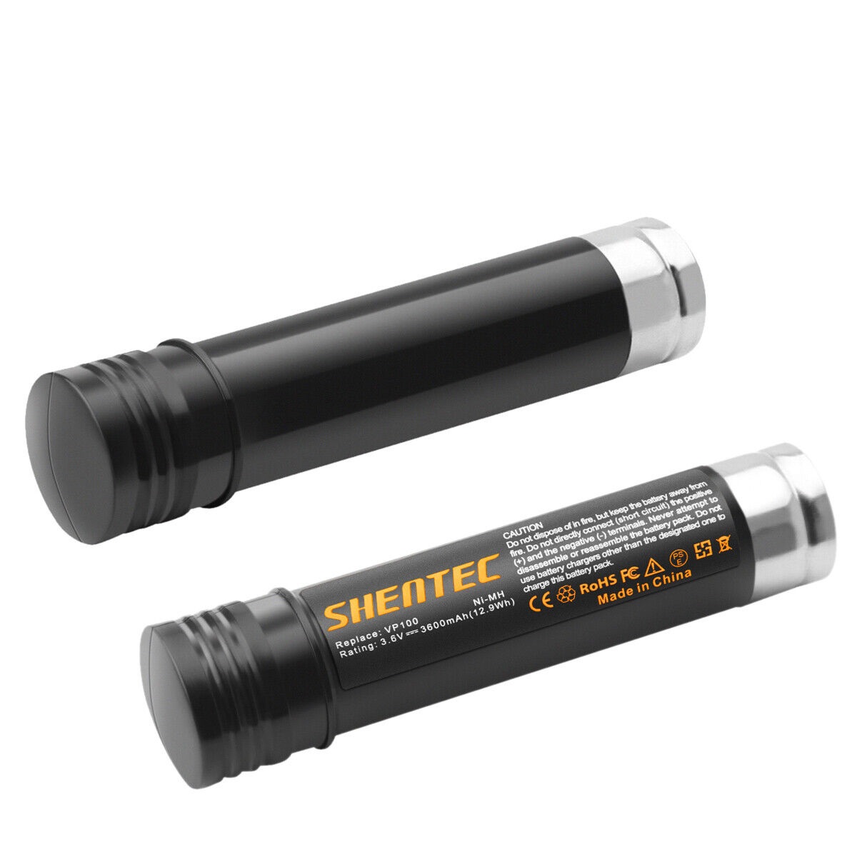 2X 3.6V 3600mAh Ni-MH Black & Decker 383900-004,151 995-02,388183-00 ,VP100 (kompatibelt batteri)